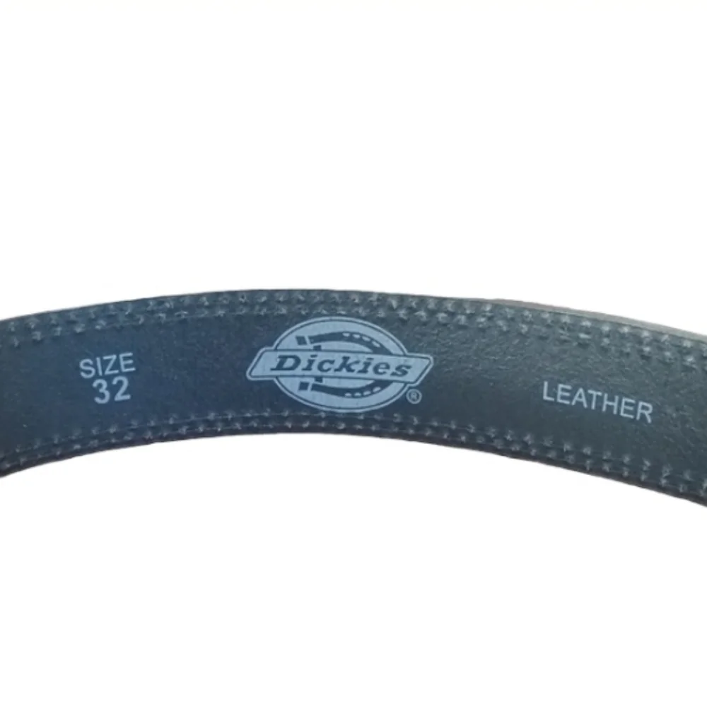 Dickies Black Buckle Black Leather Size 32